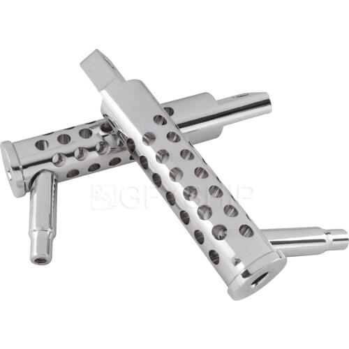 For Harley STREET ROD 750 XG750A 2017-2020 FXSB XL883L XL1200 X/C/V/CX Motorcycle Front Foot Rests With Wear Peg Driver Footpegs