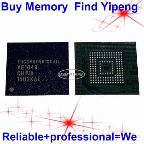 THGBMBG5D1KBAIL BGA153Ball EMMC 4GB Mobilephone Memory New original and Second-hand Soldered Balls Tested OK