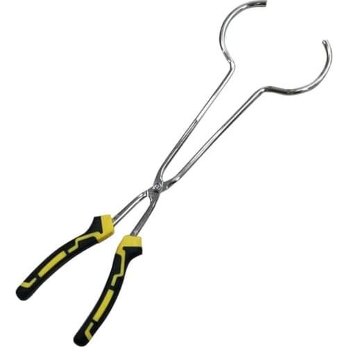 Jewelry Making Rustproof High Temperature Resistant Gold Melting Crucible Tong Portable Pliers Casting Furnace Holder Clamp