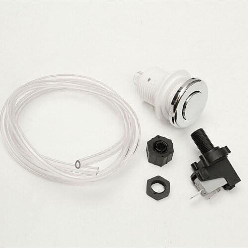 On/Off Push Button Switch Jetted Jet For Bath Hot Tub Spa Hose Air Pool Waste Garbage Disposal Whirlpool Pneumatic Switch