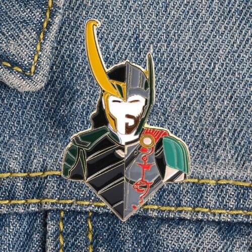 LT1144 Loki Cool Collection Enamel Lapel Pin Badge Pins Hats Clothes backpacks Decoration Jewelry Accessories Gifts for Friends