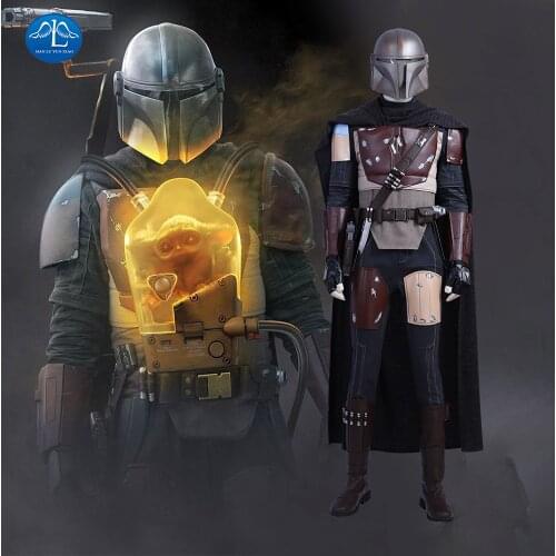 The Mandalorian Cosplay Costume Crisis on Infinite Earth Mandalorian Outfit Halloween Superhero Battle Suit for Men Custom Made