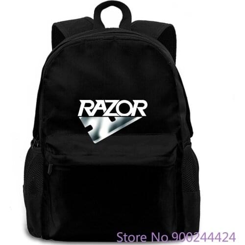 New RAZOR Trash Metal Rock Band Logo Mens Black Size S-3XL 100% 100% Letter Printed backpack