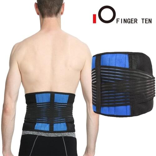 New Adjustable Breathable Waist Support Belt Lower Back for Men Women Orthopedic Lumbar Corset Brace Protection Drop Shipping