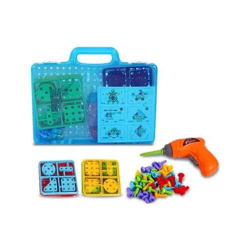 Baby Learning Educational Toys Electric Drill nut Disassembly Match The Combination Of Tool Sets Disassembly Screw Home Toys