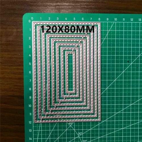 Rectangular box Metal Cutting Dies for Scrapbooking Dies 2021 New Arrivals Metal Die Cutters for Scrapbooking Christmas