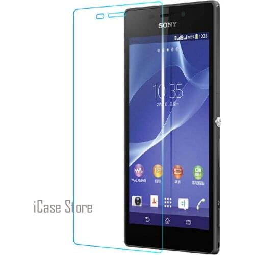 Explosion Proof Anti-Explosion 2.5D 0.26mm 9H Tempered Glass Screen Protector For Sony Xperia Z1 Compact Mini D5503 D 5503 M51W