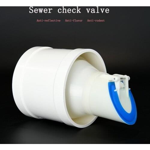 PVC drain check valve Anti odor and anti reflection