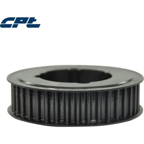 CPT HTD 8M Timing Pulley, steel material, 8mm pitch, 48 Teeth, for 20 mm wide belts, match 2012 taper bush, 20-8M-30-2012(T/L)