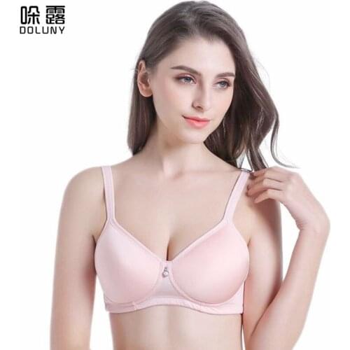 Silicone Breast Bra Pink Pocket Bra for Mastectomy Bra Prosthesis Breast Bra 95ABC Cancer Women Fake Boobs D3