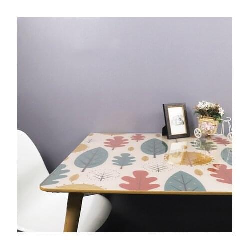 Nordic style PVC tablecloth waterproof, oil-proof and wash-free rectangular table cover Accept customization free shipping