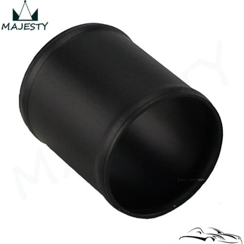 Alloy Aluminum Hose Adapter Joiner Pipe Connector Silicone 60mm Black