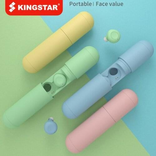 KINGSTAR Tws Wireless Headset Bluetooth 5.0 Earphones Exquisite Frosted Hifi True Stereo Intelligent Sports Earphone