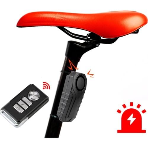 Built-in battery Vibration Warning Alarm Sensor Remote Control for Bike Motorcycle Electric Vehicle Security Anti Lost Remind