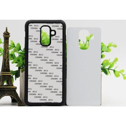 Wtsfwf DIY 2D Sublimation rubber silicone TPU+PC Blank Case for A6 PLUS with Aluminum Inserts and glue 10pcs/lot