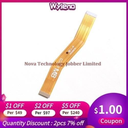 Wyieno Redrice Note8 Pro Motherboard Ribbon For Redmi Note8 Pro Mainboard LCD Connector Main Interboard Flex Cable + Tracking