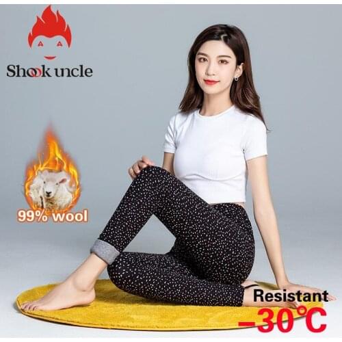 High Waist woman wool warm pants winter skinny thick pants girls leggings women Trousers winter Pants For Women leggings #9803