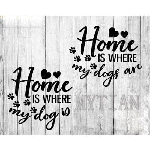 100%Full 5D Diy Daimond Painting Cross-stitch Home Dog Heart Diamond Painting Square/Round Rhinestones Painting Embroidery decor