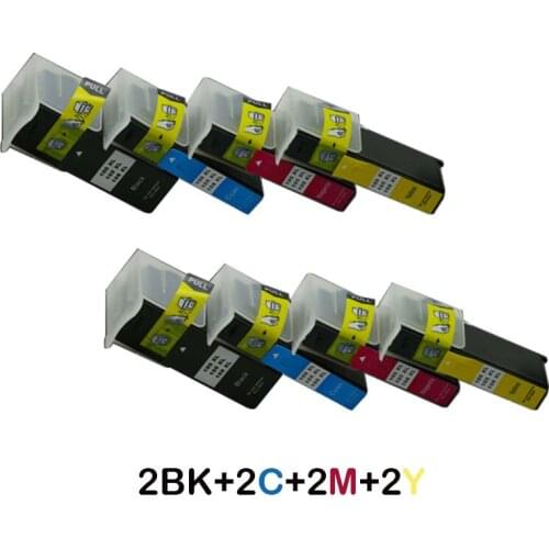 8x Compatible Ink Cartridge For Lexmark 100 100XL 108XL For Lexmark S305 S405 S505 S605 Pro205 Pro705 Pro805 Pro905 708 Printer