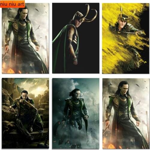 Disney Diamond Painting Loki Posters Movie Diamond Mosaic Diamond Embroidery Cross Stitch Kits Home Decoration
