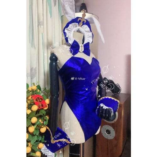 Anime Game Genshin Impact Barbara Rabbit Girl Uniform Bunny Sexy Suit Cosplay Costume Halloween Women Free Shipping 2021 New