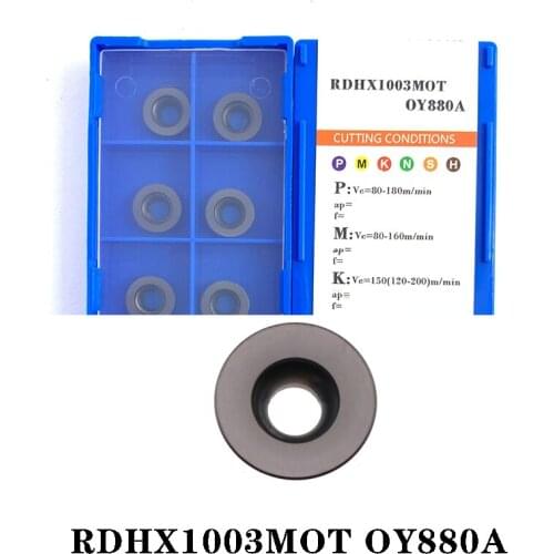 BEYOND RDHX RDHX1003MOT OY880A RDHX1003 Lathe Cutter Tools Carbide Insert 10pcs for Stainless Steel Cast Iron Steel