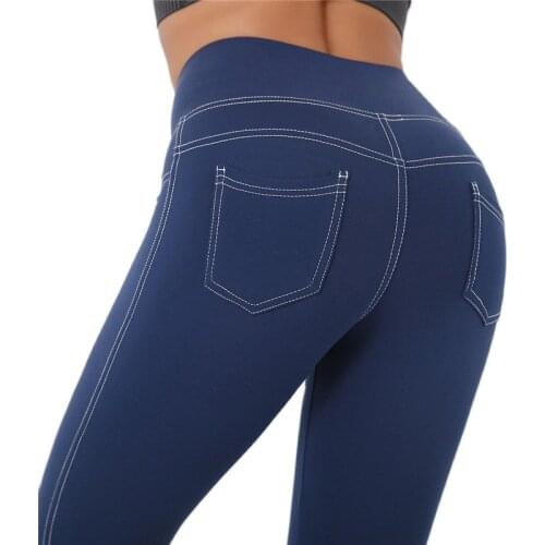 Black Pink Gray Green Red Pocket High Waist Seamless Yoga Pants for Women Slim Breathable Gym Workout Sports Running Trousers