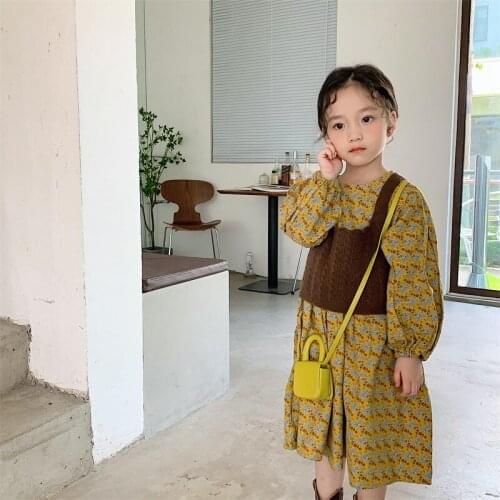 Girl Dress Kids Baby Gown 2021 Elegant Winter Autumn Plus Thicken Outwear School Toddler Long sleeve Uniform Children Clothing