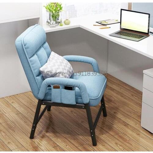Home computer chair dormitory lazy chair bedroom chair backrest gaming seat leisure office study folding sofa