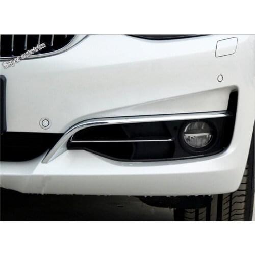 Lapetus Front Fog Lights Lamp Frame Cover Trim Accessories Exterior Fit For BMW 3 Series GT Gran Turismo F34 2013 - 2017 ABS