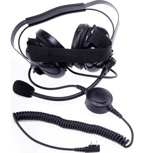 The Headset For ICOM-IC-A24 ICOM-A6 Aviation Walkie Talkie Noise Reduction