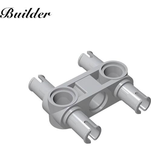 Little Builder 48989 MOC Bricks Double Bolt Connector 10pcs Building Blocks DIY Puzzle Assembles Particles Toys for Children