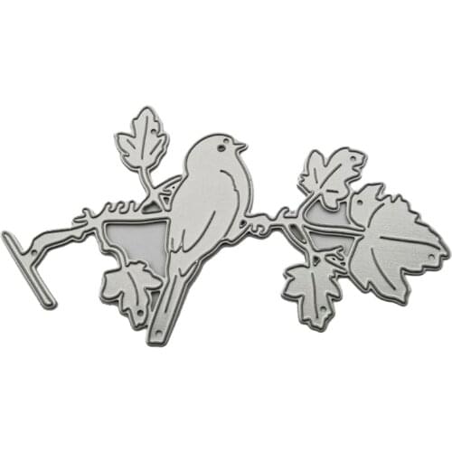 Leaf Bird Metal Cutting Dies Stencil DIY Scrapbooking Album Paper Card Template