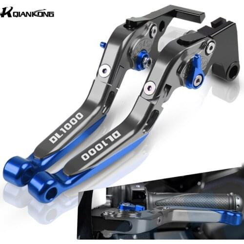 Motorcycle Brake Levers CNC Adjustable Brake Clutch Lever Handlebar For Suzuki V-Strom DL1000 2002 2003 2004 2005 2006-2016 2015