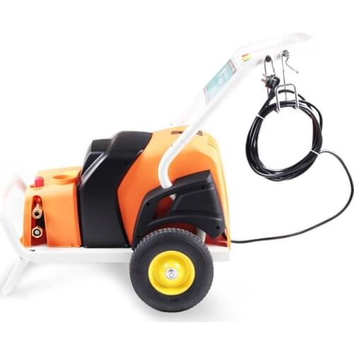 PM-611A cold water washing machine 220V 2.4kW high pressure washer 110bar high flow 15LPM cleaning machine stop shut gun off