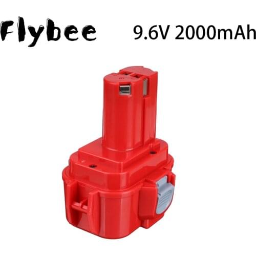 9.6V 2000mAh Ni-CD Power Tools Rechargeable battery for Makita Cordless Drills 9120 9100 9100A 9133 PA09 replacement bateria