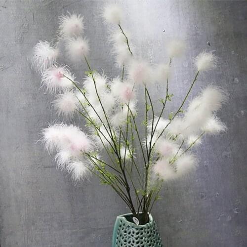 1pc real touch dandelion artificial flower plants diy home display wedding party decoration fake flower