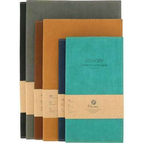 Wholesale Soft Cover Custom Business Office Italian Faux Discoloring Leather Journal