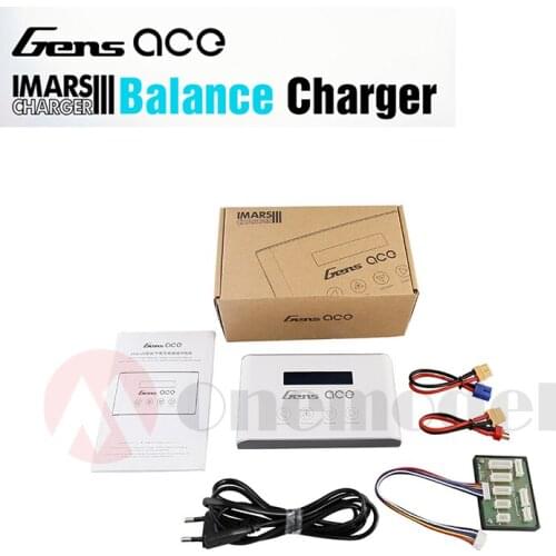 Original/GENS ACE IMARS III Balance Battery Charger Batteries 5A 100W 2-6S 100-240V Smart Intelligence Charger US EU Plug