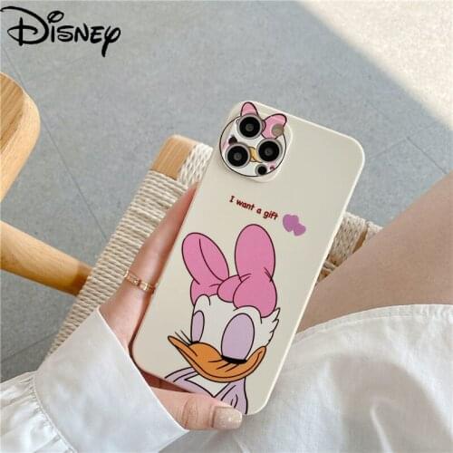 Disney Donald Duck for IPhone 7/8P/X/XR/XS/XSMAX/11/12Pro/12mini Silicone All-inclusive Lens Anti-drop Phone Case