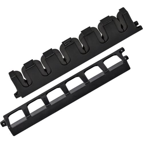 Fishing Rod Display Rack Holder Wall Mount Vertical 6 Rods Storage Stand Bracket