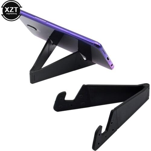 Universal Desktop Phone Holder V-Shaped Foldable Mobile Cell Stand Holder Mini Bracket for Mobile Phones Smartphone Tablet