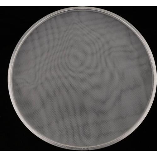 Pack of 2 White Double Layer Mesh Silent Drum Head Skin for Beginner Students