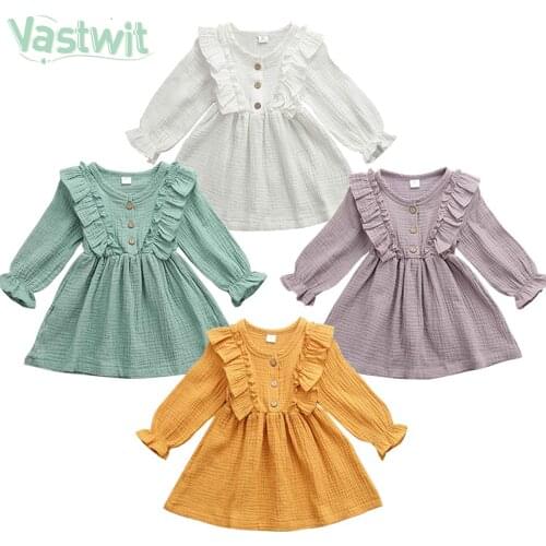Повседневные платья для малышек Vastwit China At AliExpress