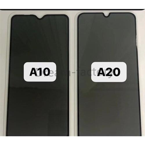 100PCS Full Cover Privacy Protective Tempered Glass Antispy Screen Protector for Samsung galaxy A10 A20 A30 A50 A60 A70 A80 A90