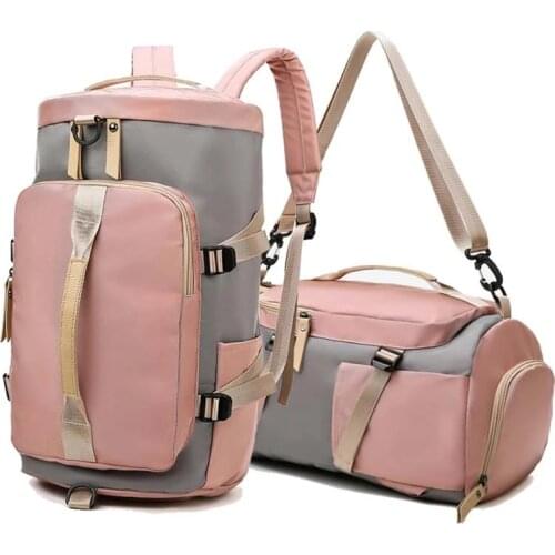 Women Gym Bag Backpack Fitness Bags for Shoes Outdoor Shoulder Gymtas Tas Sac De Sport Student Sportbag Travel Bag Daily ToteBga