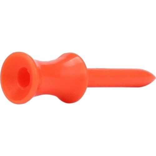 100pcs 48MM Plastic Orange Golf castle ball Tees Golfer Club Practice Accessory Sports