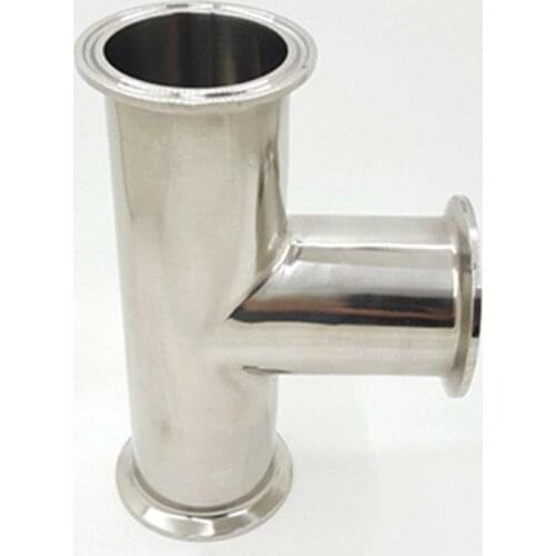 102mm Pipe OD x 4" Tri Clamp Tee 3 Way SUS 304 Stainless Steel Sanitary Fitting Homebrew Beer Wine Diary Product
