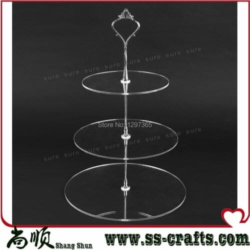 3 Tier Acrylic Round Cupcake Stand/Birthday Wedding Party cupcake stand