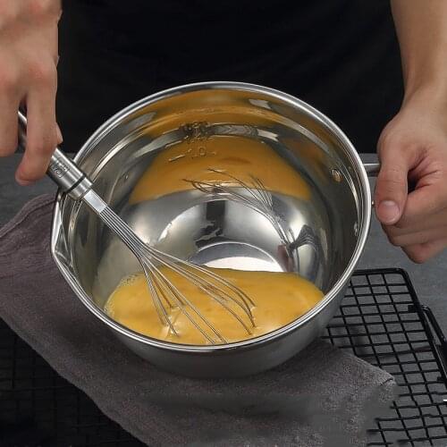 304 Stainless Steel Non Slip Salad Egg Mixing Bowl Dinnerware Vegetable Washing Tools Bakeware Soup Fruit Vegetable Dishware